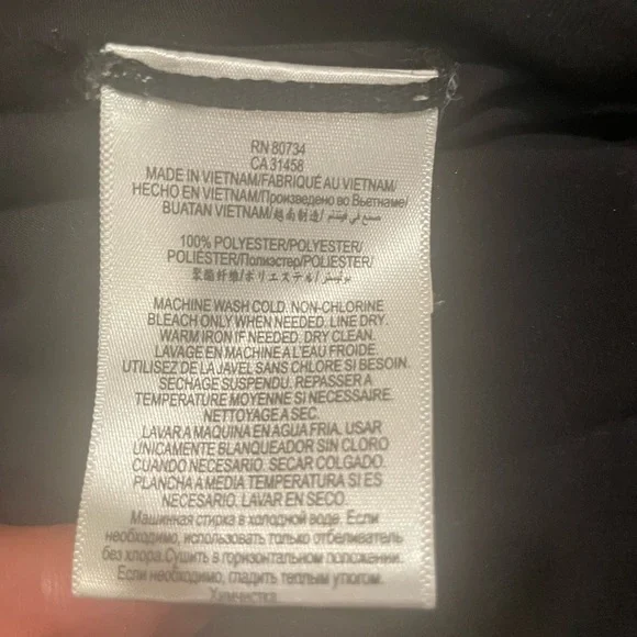 BCBGMaxAzria Asymmetrical Nikko Black Top (Size S) - Picture 7 of 7